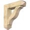 Ekena Millwork Funston Arts and Crafts Rough Sawn Bracket w/ Offset Brace, Douglas Fir, 8"W x 32"D x 32"H BKT0806X32X32FST03RDF - alternate 1